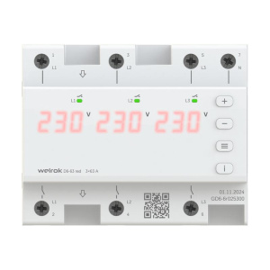 Реле напряжения D6-63 red Welrok 4660251140410