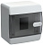 Корпус ЩРН-П-4 UNION Compact IP41 черн. прозр. дверь пластик. IEK UIC-KP12-N-04-41-K01