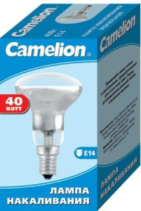 Лампа накаливания MIC R50 40Вт E14 Camelion 8977