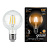 Лампа светодиодная филаментная Black Filament 6Вт G95 шар 2700К тепл. бел. E27 630лм GAUSS 105802106