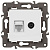 Розетка компьютерная + телевизионная 2-м Elegance 14-3110-01 RJ45 + TV IP20 механизм бел. Эра Б0034314