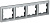 Рамка 4-м BRITE РУ-4-БрС сталь IEK BR-M42-K46