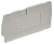Заглушка для CP 1.5кв.мм сер. IEK YCT20-00-K03-001-ZGL