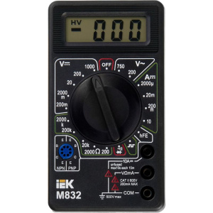 Мультиметр цифровой Universal M832 IEK TMD-2S-832 Мультиметр цифровой Universal M832 IEK TMD-2S-832