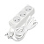 Удлинитель 3х3м без заземл. 10А IP20 2.2кВт ПВС 2х0.75 бел. DOMTOK 2371