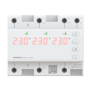 Реле напряжения D6-50 red Welrok 4660251140403