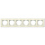 Рамка 6-м Афина универс. сл. кость (ivory) Universal A1043-I