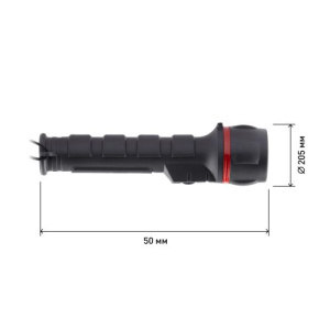 Фонарь R2AA обрезиненный (3LED 2хAA) ЭРА C0033735