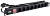 Блок розеток 8 мест PDU (немец. станд.) DIN49440 PH12-8D1 с LED выкл. алюм. профиль1U шнур 2м ITK PH12-8D1
