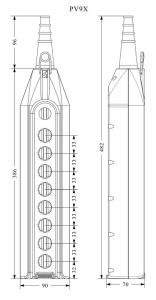 Пульт управления EMAS PV9E30B222AA20