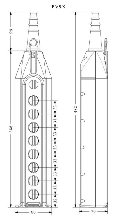 Пульт управления EMAS PV9E30B222AA20