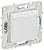 Розетка 1-м SKANDY 16А IP44 с заземл. защ. шторки с крышкой SK-R11W арктич. бел. IEK SK-R16-16-44-K01