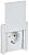 Розетка СП FORTE&PIANO16А IP44 FP219 с заземл. защ. шторки с крышкой безвинт. крепл. бел. IEK FP-R16-16-1-44-K01