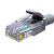 Патч-корд кат.5E UTP 4х2 26AWG (7х0.16мм) Cu LSZH 0.15м сер. SUPRLAN 10-0140-2