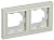 Рамка 2-м IP44 BRITE РУ-2-БрКр-44 беж. IEK BR-M22-44-K10