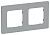 Рамка 2-м СП FLITE РУ-2-К-ФлС сер. IEK FI-M22-32-20-K03