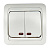 Выключатель 2-кл. СП Classico 2123 10А IP20 с подсветкой бел. ASD / IN HOME 4680005959877