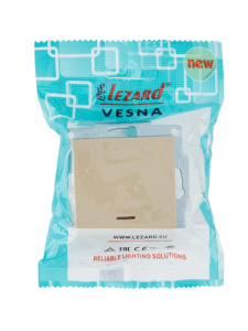 Выключатель с подсветкой VESNA зол. LEZARD 742-3688-111 Выключатель с подсветкой VESNA зол. LEZARD 742-3688-111