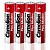 Элемент питания алкалиновый AAA/LR03 1.5В Plus Alkaline LR03-SP4 (уп.4шт) Camelion 12553