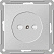 Розетка 1-м СП W59 16А IP20 без заземл. защ. шторки механизм бел. SE RS16-151-1-86