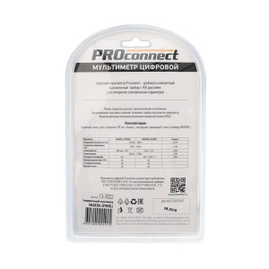 Мультиметр портативный MAS838L (DT858L) PROCONNECT 13-3022 Мультиметр портативный MAS838L (DT858L) PROCONNECT 13-3022