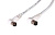 Шнур TV Plug - TV Jack 5м угловой бел. Rexant 18-0025