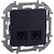 Розетка компьютерная 2-м Inspiria RJ45 кат.5E UTP антрацит IEK 673838