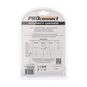 Мультиметр портативный M830B (DT830B) PROCONNECT 13-3011 Мультиметр портативный M830B (DT830B) PROCONNECT 13-3011