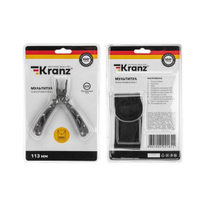 Мультитул 10 функций 113мм Kranz KR-12-4902-2 Мультитул 10 функций 113мм Kranz KR-12-4902-2
