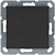 Кнопка звонка 1-кл. 10А IP20 механизм антрацит Jasmart G3010B