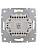 Переключатель проходной 2-кл. СП Rain IP20 механизм бел. LEZARD 703-0288-106