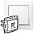 Розетка телефонная 1-м СП Valena RJ11 механизм бел. (DIY-упак.) IEK 694274