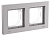 Рамка 2-м AtlasDesign Aqua IP44 алюм. SE ATN440302