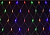Гирлянда "Сеть" 1.5х1.5м 160LED RGB IP20 провод прозр. 230В с контроллером 8 режимов IEK LGDB410-3-160-L1-T-S-44