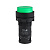 Кнопка с фиксацией с подсветкой OptiSignal Compact D22 С7-PHL-B310 зел. 1НО 24В AC/DC XB7NJ03B1 КЭАЗ 362110