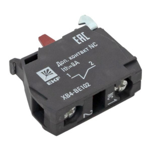 Контакт дополнительный NC красн. PROxima EKF XB4-BE102 Контакт дополнительный NC красн. PROxima EKF XB4-BE102