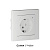 Розетка AtlasDesign Smart 16А L+N с заземл. защ. шторки Zigbee механизм бел. SE ATN000145Z