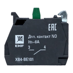 Контакт дополнительный NO зел. PROxima EKF XB4-BE101 Контакт дополнительный NO зел. PROxima EKF XB4-BE101