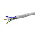 Кабель витая пара U/UTP кат.6 4х2х23AWG solid Cu PVC Six сер. (м) SUPRLAN 01-0316-1