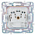 Розетка 1-м SKANDY 16А IP44 с заземл. защ. шторки с крышкой SK-R11B беж. IEK SK-R16-16-44-K10