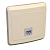 Розетка компьютерная 1-м СП Этюд RJ45 кат.5E крем. SE KOMC-001K